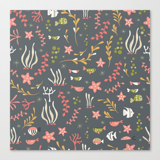 Sea creatures 007 Canvas Print