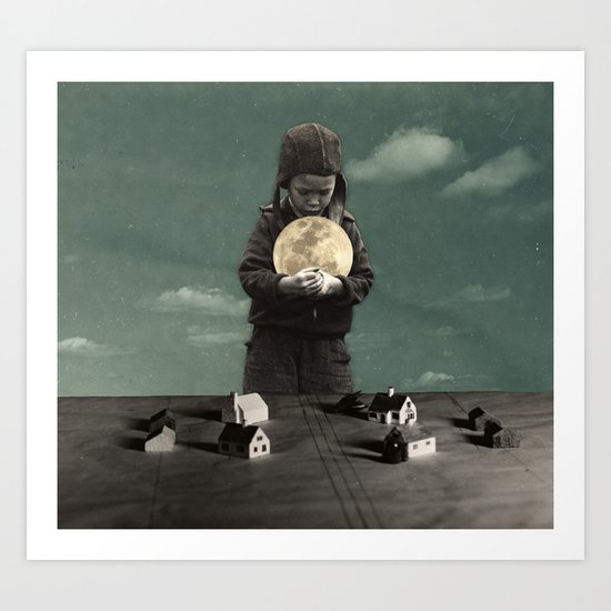 Full Moon Art Print