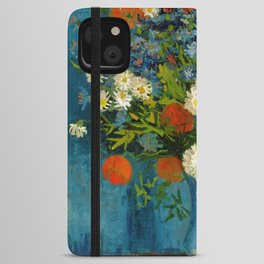 Vincent Van Gogh Vase With Cornflowers And Poppies iPhone Wallet Case
