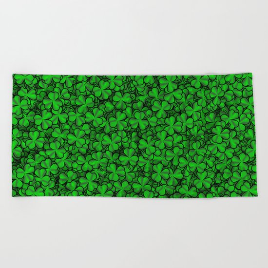 Shamrock Beach Towel