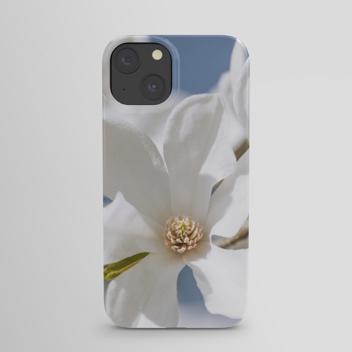 White Magnolia iPhone Case
