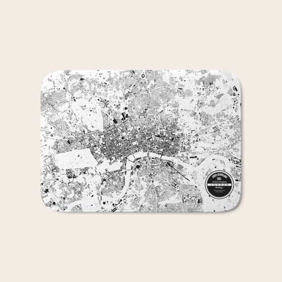 LONDON MAP Bath Mat