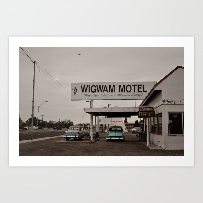 Wigwam Motel Art Print