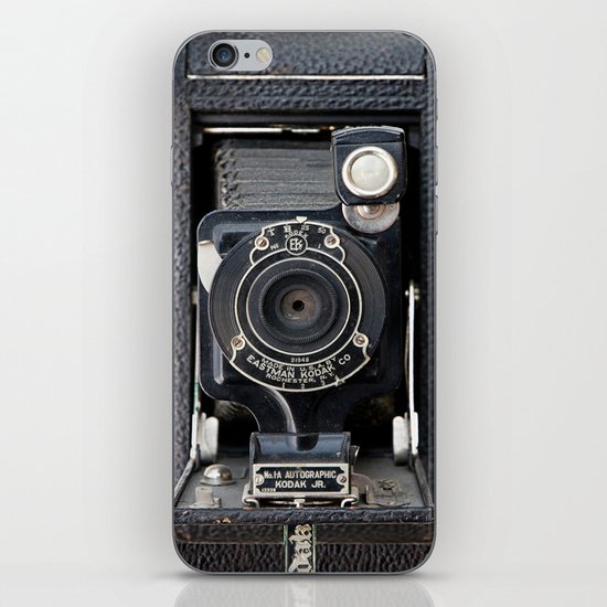 Vintage Autographic Kodak Jr. Camera iPhone Skin