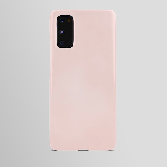 Blush Pink Coral Solid Color Android Case