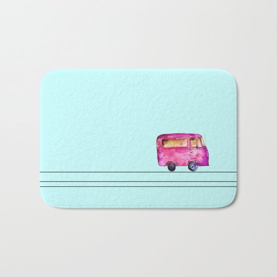 Little bus Bath Mat