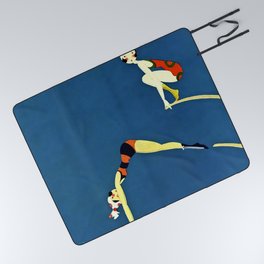 “Diving Board” by Annie Fish Picnic Blanket