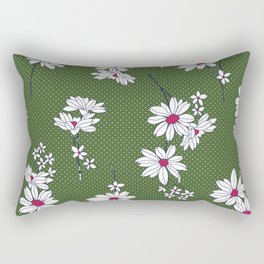 summer Floral seamless pattern Rectangular Pillow