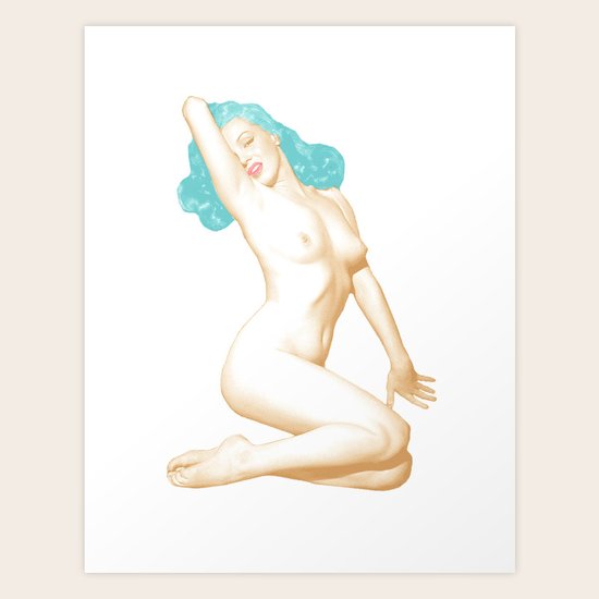 MARILYN SEA Art Print