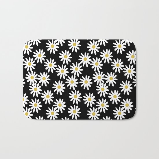 Daisies by Andrea Lauren Bath Mat