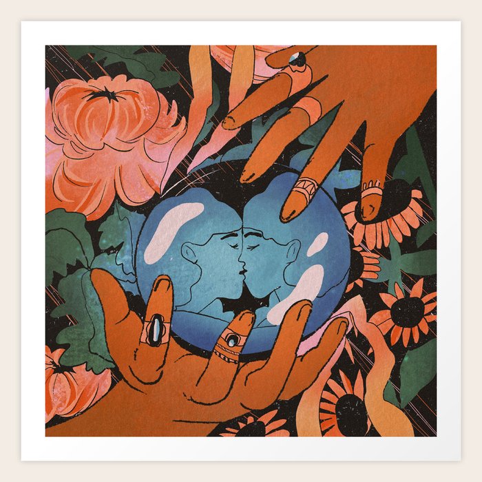 Future love Art Print