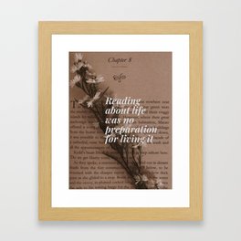 Live in your truth  Framed Art Print