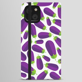 Eggplant iPhone Wallet Case