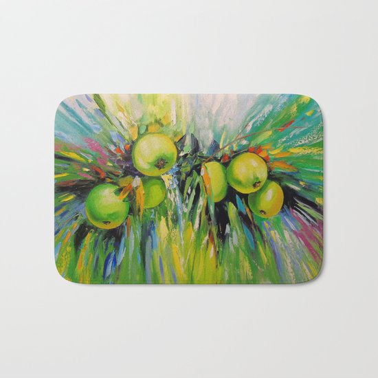 Juicy apples Bath Mat