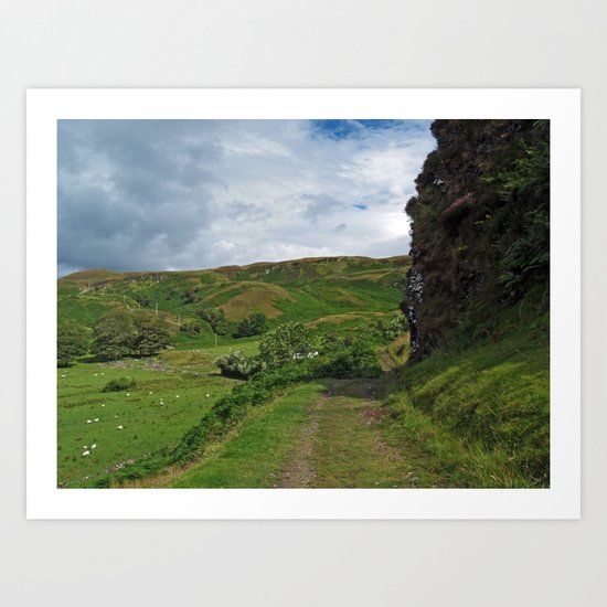Approaching Barnabuck Art Print