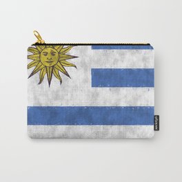 Uruguay Oil Painting Drawing Carry-All Pouch | Uruguay, Oil, Art, Drawing, Republic, National, Linen, Flag, Painted, Emblem 
