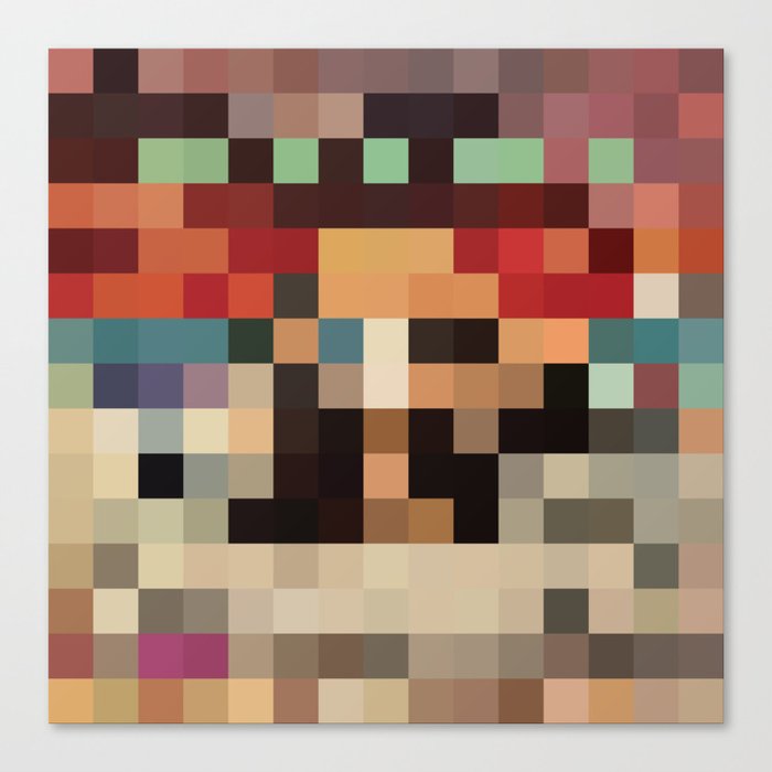 Pixel Paak Canvas Print