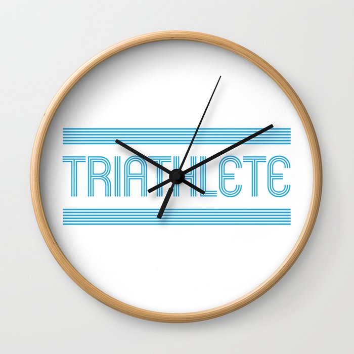 Triathlete Wall Clock