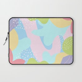 Pastel Colour Abstract Pattern Laptop Sleeve