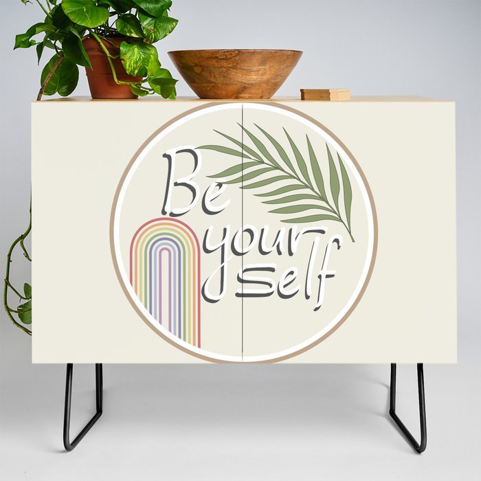 logo (be your self) Credenza