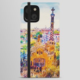 Park Guell Barcelona iPhone Wallet Case