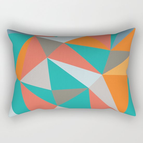 Summer Deconstructed Rectangular Pillow