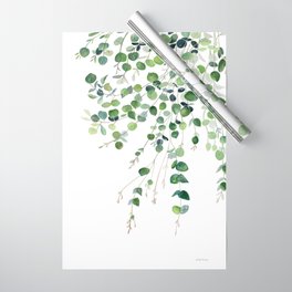 Eucalyptus Watercolor Wrapping Paper