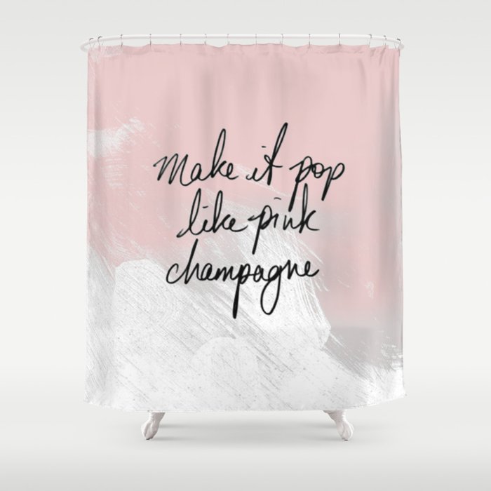 Popping Champagne Shower Curtain By Dxnid Society6
