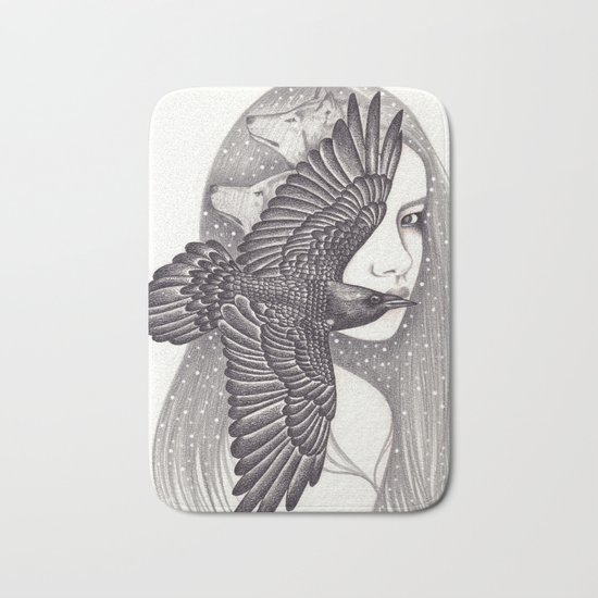 Crow Bath Mat