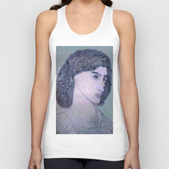JANE BURDEN STUDY Unisex Tank Top