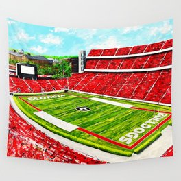 Homecoming in Athens Wall Tapestry