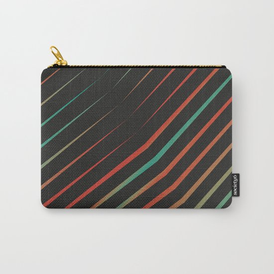 Turquoise vs Red Carry-All Pouch