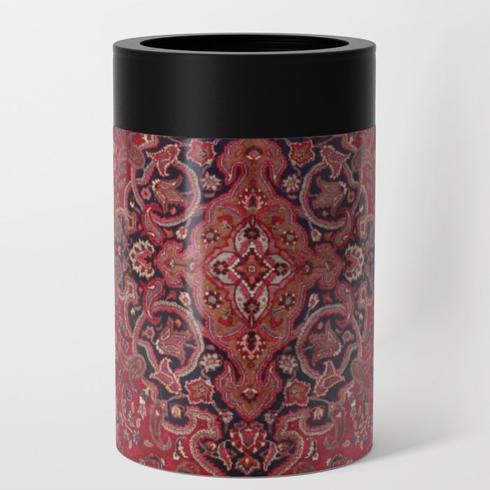 Red Antique Carpet Can Cooler