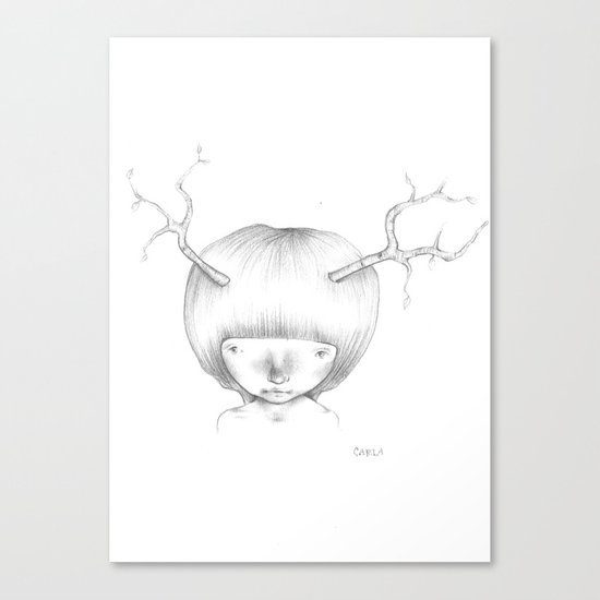 Tree Horns Canvas Print