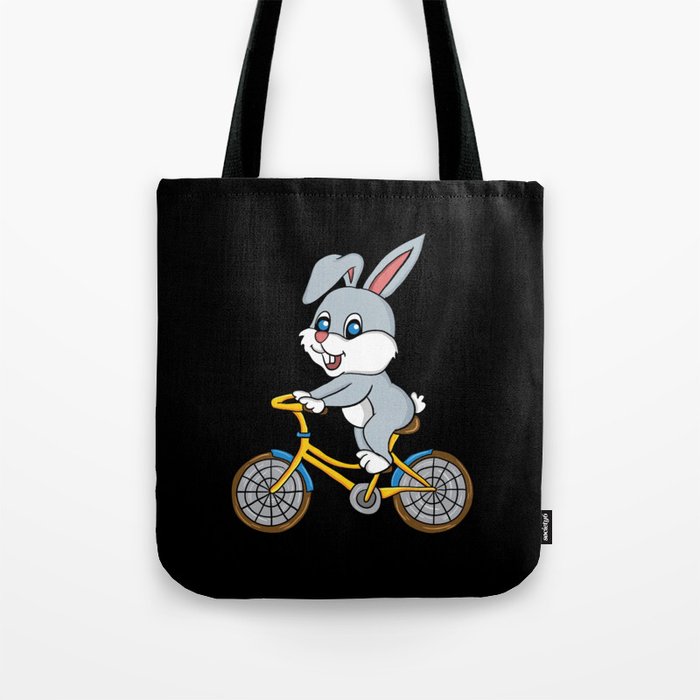 Funny Easter Shirt I Bunny Mtb Rabbit Biking Tote Bag By Binutz