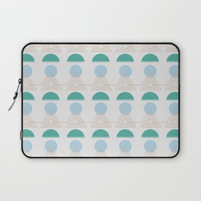 Abstraction_NEW_TRIANGLE_MOUNTAINS_SUN_POP_ART_0207A Laptop Sleeve