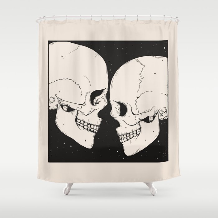 Star crossed lovers Shower Curtain
