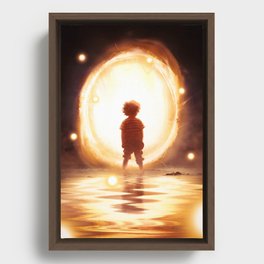 A Child's Portal Framed Canvas