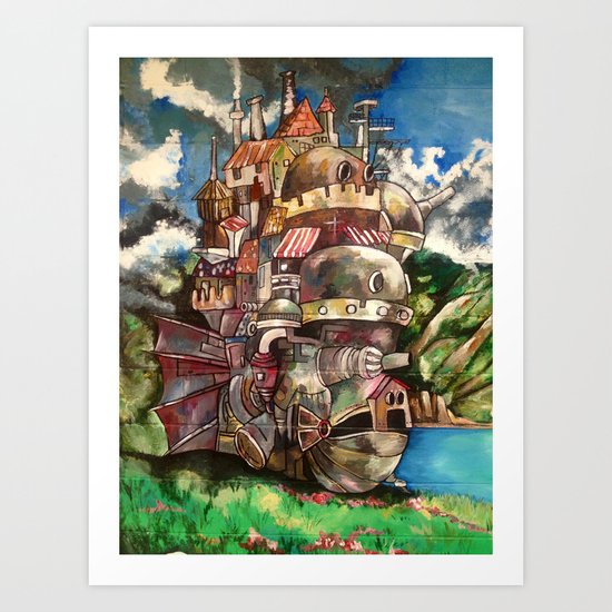 Howl's Moving Castle Art Print