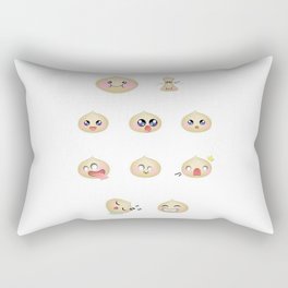 Dumpling Faces Rectangular Pillow