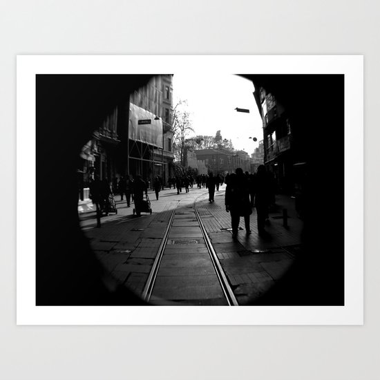 Taksim, Beyoglu Art Print