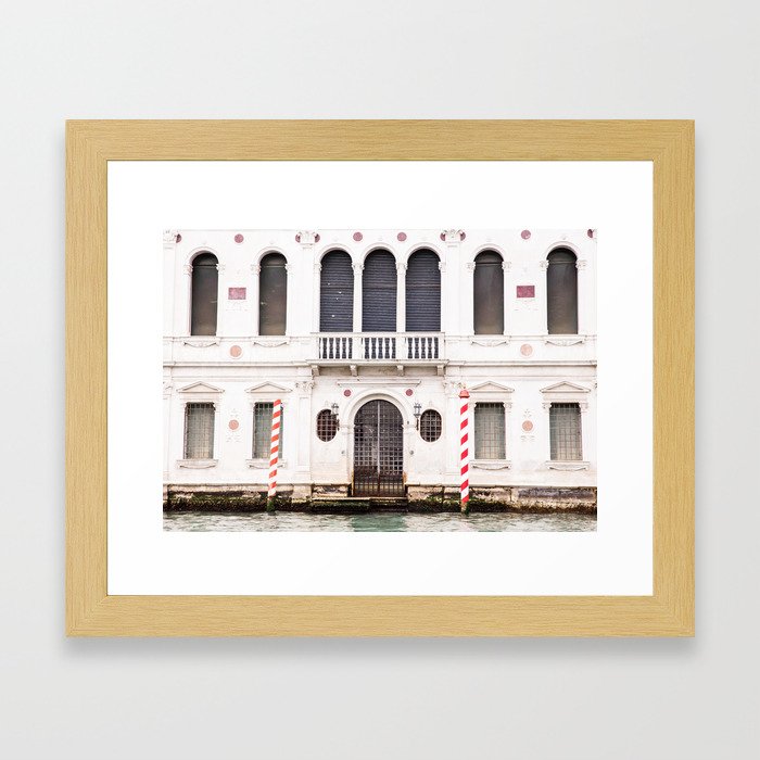 Facade in Venice Framed Art Print