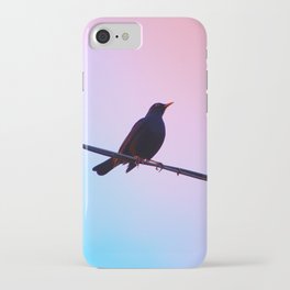 sunset blackbird iPhone Case