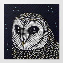 Barn Owl print Canvas Print