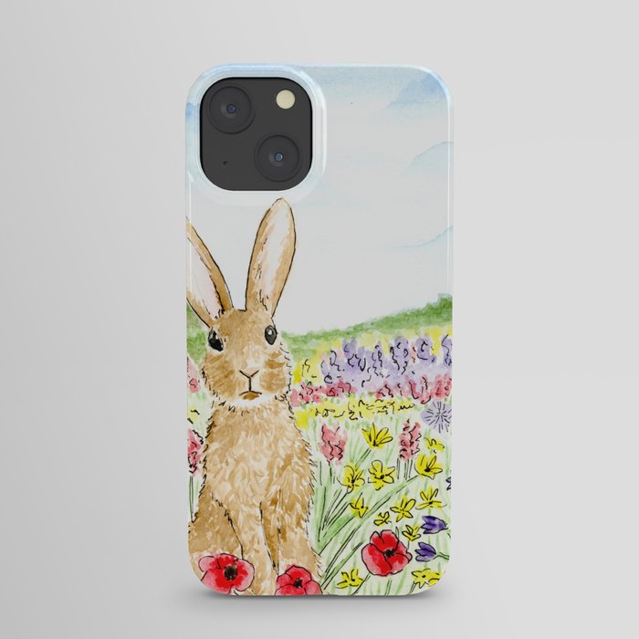 Bunny in the Meadow iPhone Case