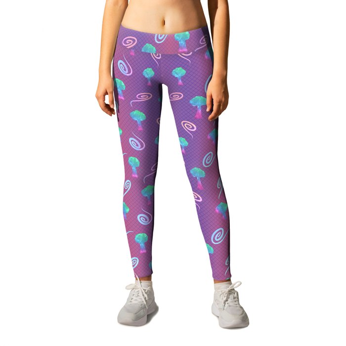 Isadore Kennesi - Trees Of Cotton Candied Fantasies Leggings