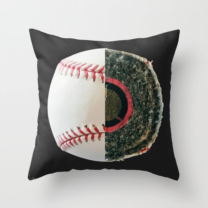 The Baseball Throw Pillow