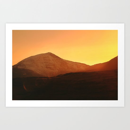 Y Llethr Sunset Art Print