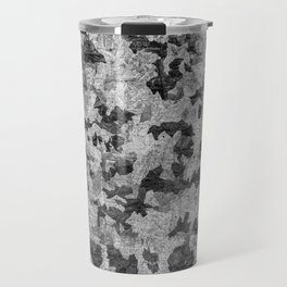 Charcoal Abstract Travel Mug