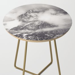 Alps Black and White Side Table